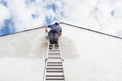 Peinture extérieure à Mizoën — façades et ravalement